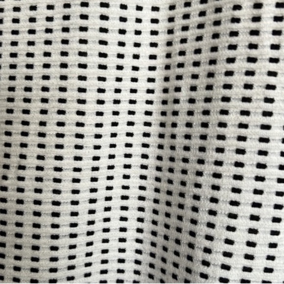 Hatch The Dash Knit Flounce Hem Dress SZ 0 Off White & black - Picture 11 of 13
